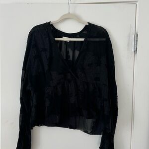 Wilfred peplum blouse size L